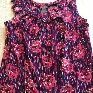 3 ANN TAYLOR and LOFT spring summer shirts sleeveless